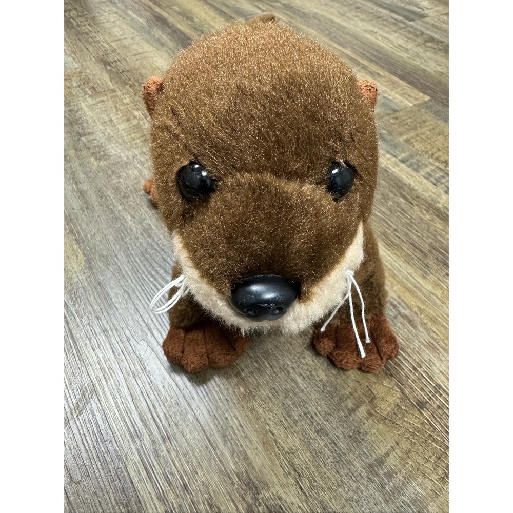 River Otter Plush Stuffed Animal Brown Realistic Aquatic Mammal Toy 17 Inch